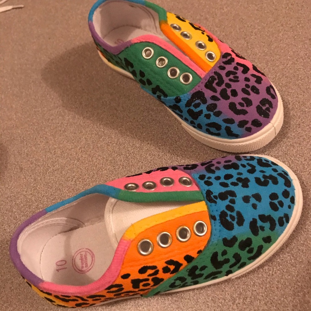 Custom painted Lisa Frank
